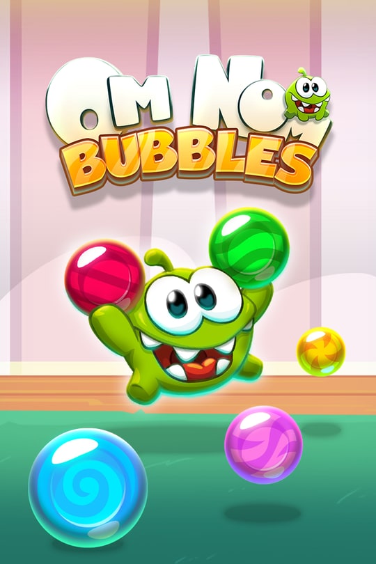 OM NOM BUBBLES jogo online no